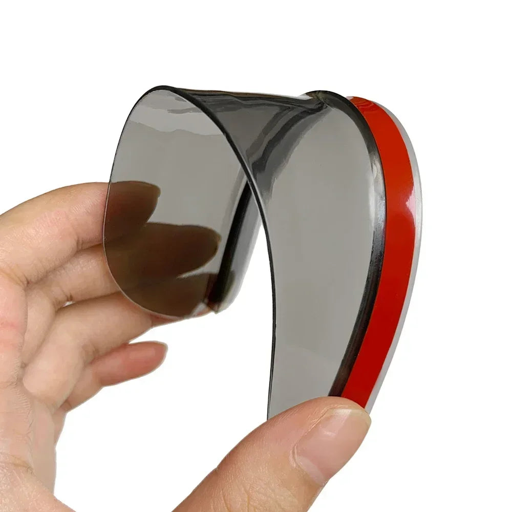 2PCS Auto Specchietto retrovisore Parapioggia Parapioggia Sopracciglio Copertura antipioggia Universale in fibra di carbonio Specchietto laterale paraprecchio antipioggia