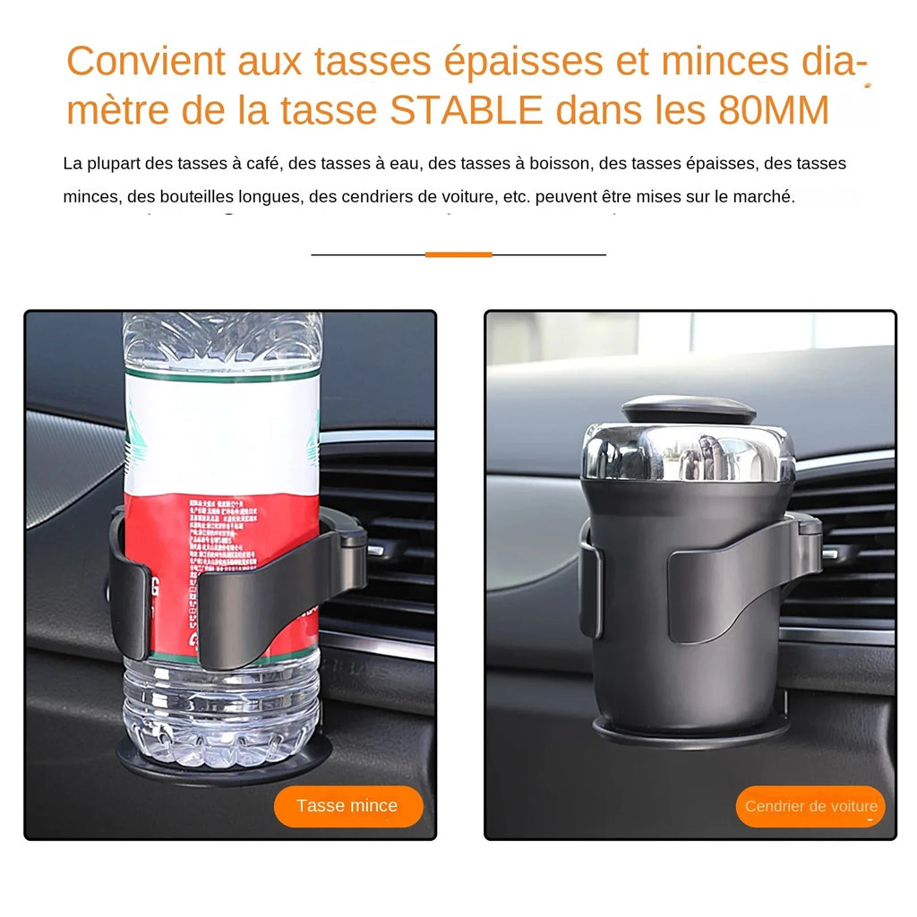 Portabicchieri per presa d'aria per auto, portabicchieri multifunzionale per bevande per auto, portabicchieri