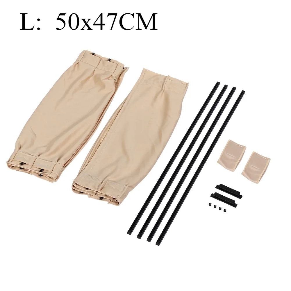 2 pezzi universale per auto parasole laterale finestra tenda auto pieghevole protezione Uv nero panno puro visiera parasole copertura auto styling