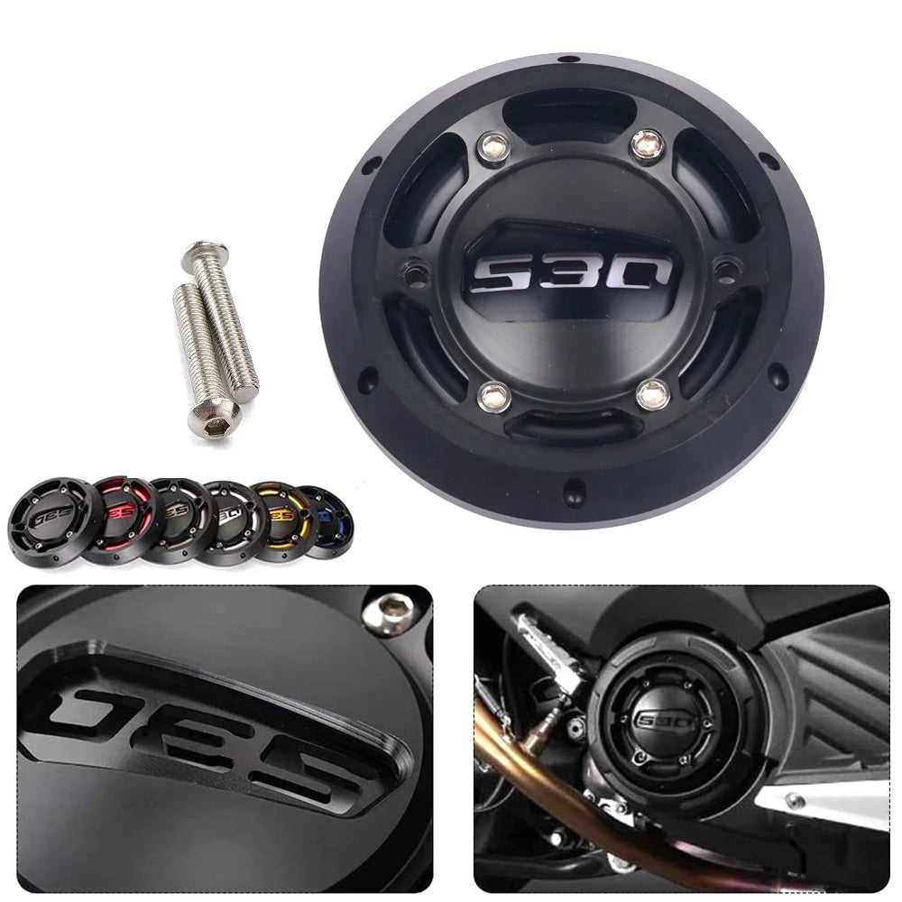 Cursore di protezione del coperchio dello statore del motore del motociclo per Yamaha TMAX530 TMAX 530 TMAX 530 T-MAX530 TMAX500 TMAX 500 TMAX 500 T MAX 500