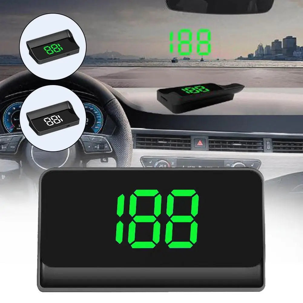 Car Head Up HD Display GPS Tachimetro Velocità KMH Digital HUD Parabrezza Proiettore per tutte le auto Accessori elettronici per auto