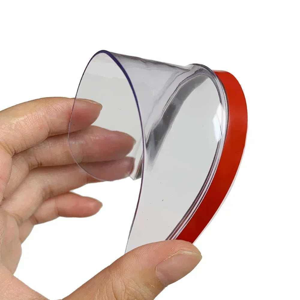 2PCS Auto Specchietto retrovisore Parapioggia Parapioggia Sopracciglio Copertura antipioggia Universale in fibra di carbonio Specchietto laterale paraprecchio antipioggia