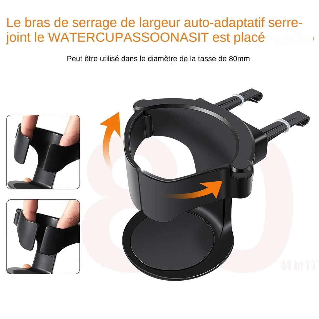 Portabicchieri per presa d'aria per auto, portabicchieri multifunzionale per bevande per auto, portabicchieri