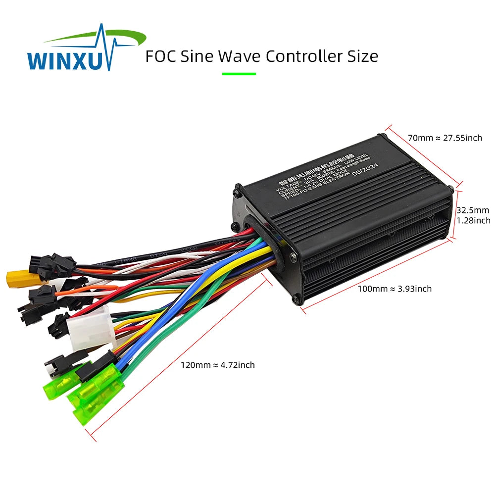 48V 20A 500W Brushless Motor Sinuse Wave Universal Controller TF-100 TF100 LCD Display Throttle Kit per kugoo M4 Scooter Elettrico