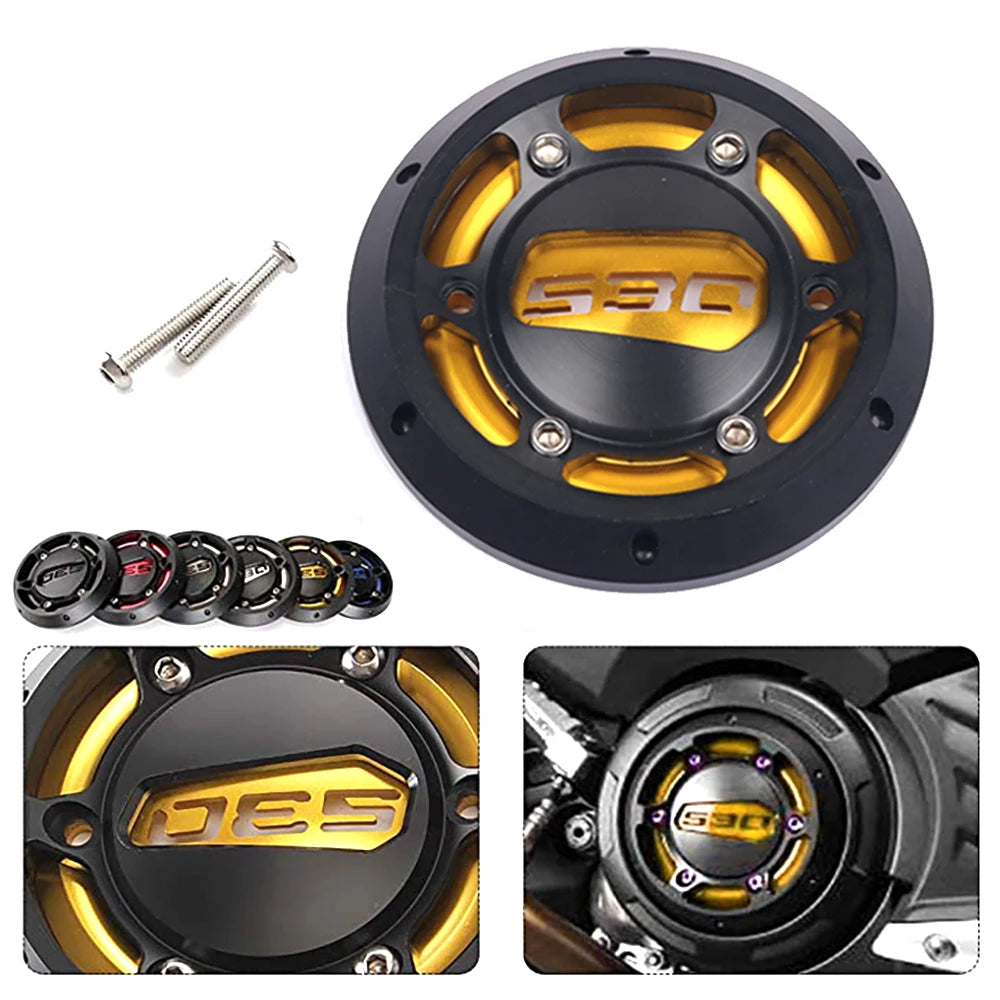 Cursore di protezione del coperchio dello statore del motore del motociclo per Yamaha TMAX530 TMAX 530 TMAX 530 T-MAX530 TMAX500 TMAX 500 TMAX 500 T MAX 500