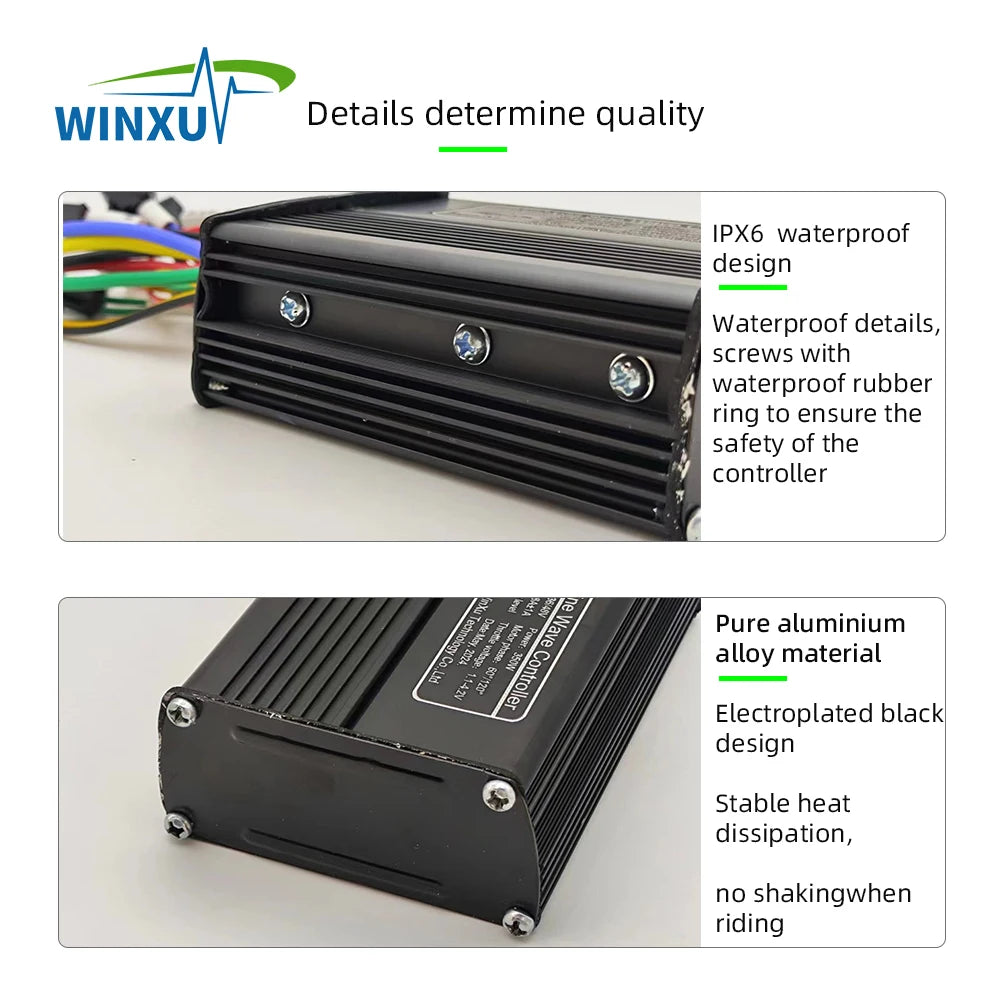 48V 20A 500W Brushless Motor Sinuse Wave Universal Controller TF-100 TF100 LCD Display Throttle Kit per kugoo M4 Scooter Elettrico