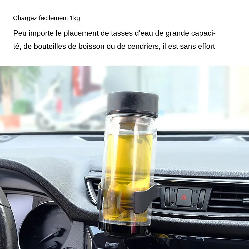 Portabicchieri per presa d'aria per auto, portabicchieri multifunzionale per bevande per auto, portabicchieri