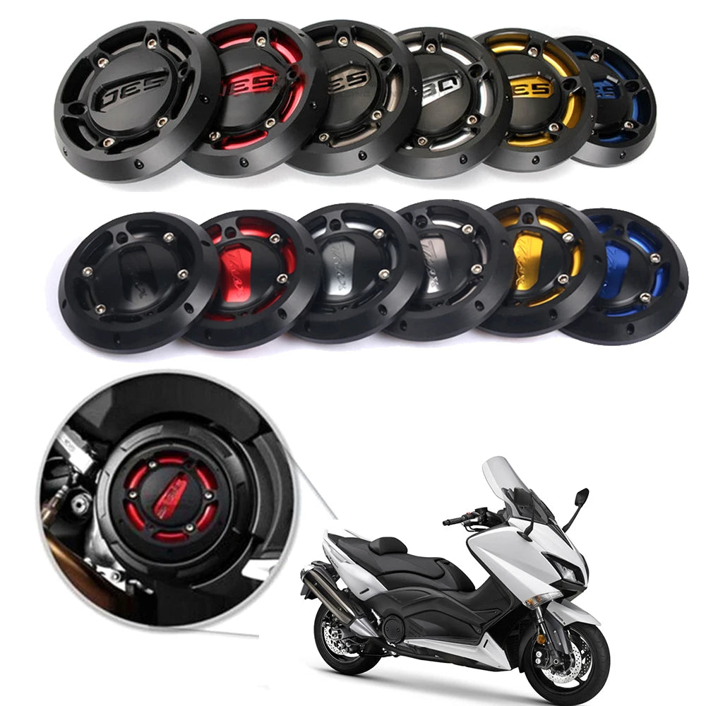 Cursore di protezione del coperchio dello statore del motore del motociclo per Yamaha TMAX530 TMAX 530 TMAX 530 T-MAX530 TMAX500 TMAX 500 TMAX 500 T MAX 500