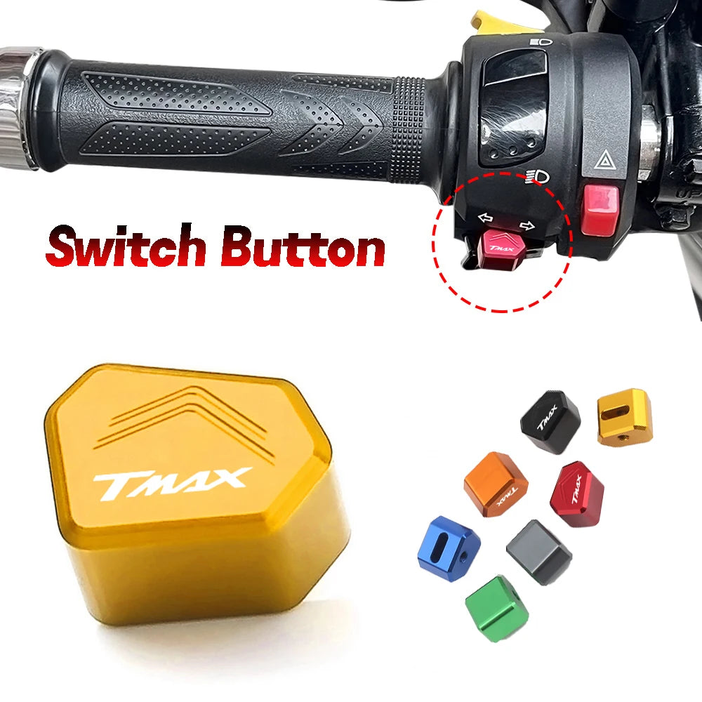 Per Yamaha TMax530 SX DX TECH MAX TMAX Xmax Nmax T-Max 560 530 500 2025 Interruttore Pulsante Indicatore di direzione Tappo Accessori per moto