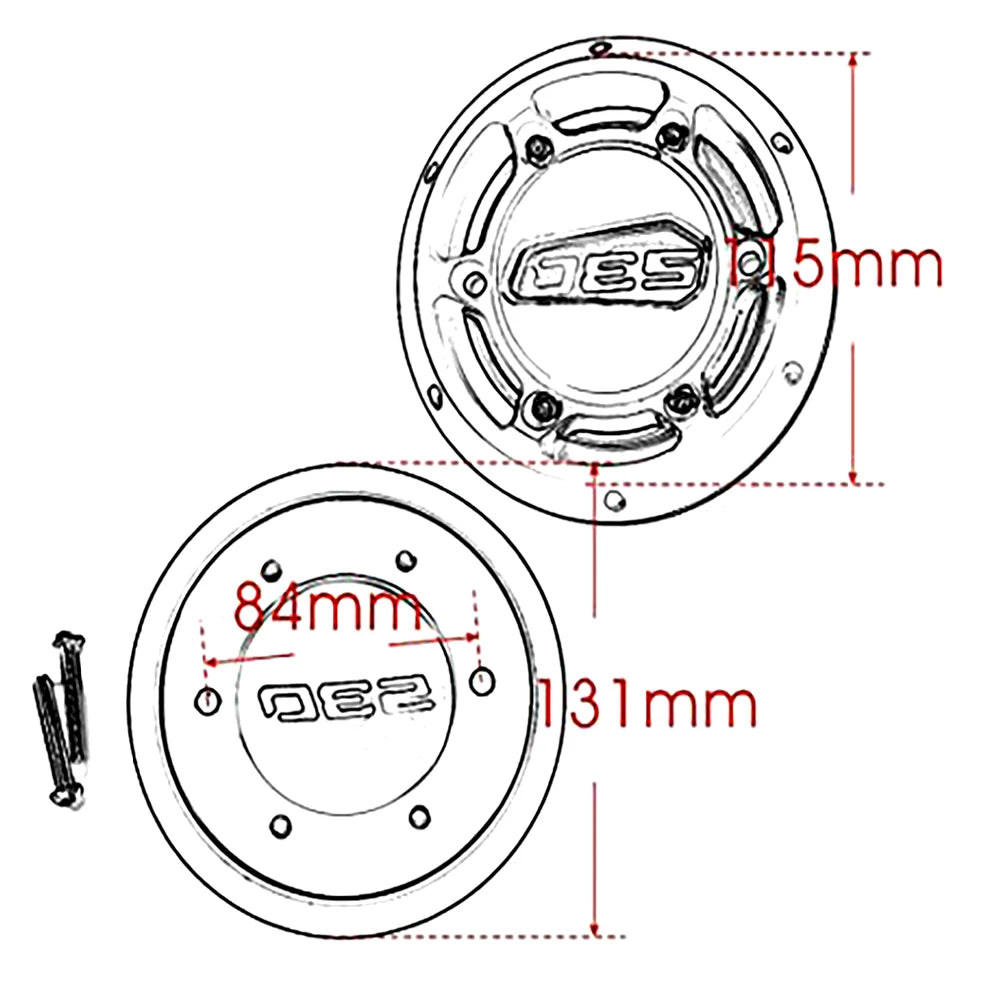 Cursore di protezione del coperchio dello statore del motore del motociclo per Yamaha TMAX530 TMAX 530 TMAX 530 T-MAX530 TMAX500 TMAX 500 TMAX 500 T MAX 500